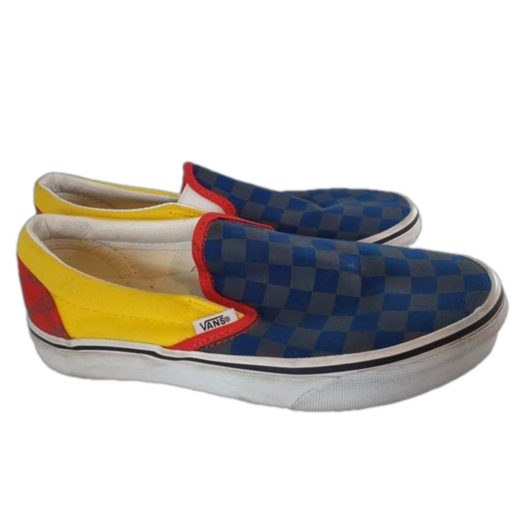 VANS CLASSIC SLIP-ON OTW RALLY red, yellow, & blue - Picture 5 of 7